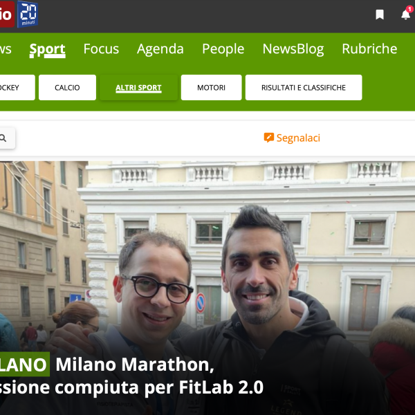 Milano Marathon, missione compiuta per FitLab 2.0